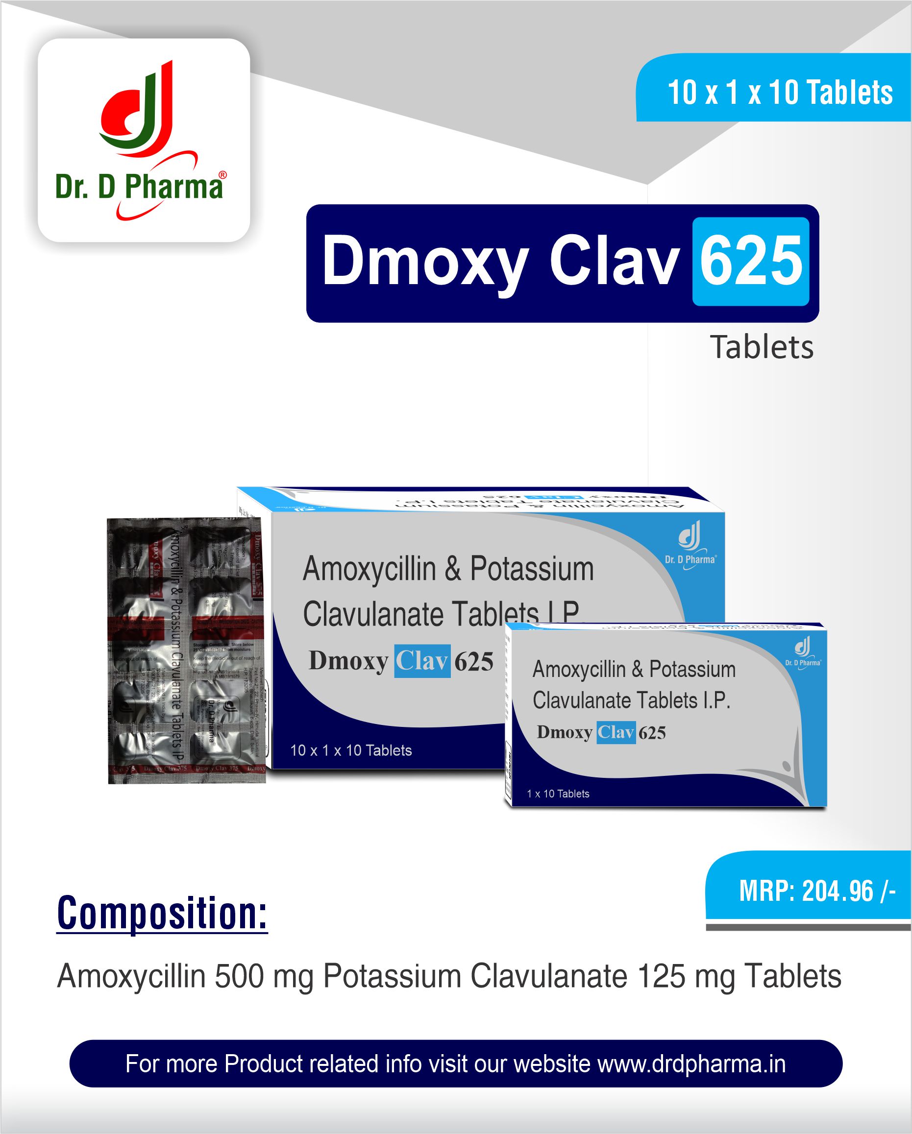 DMOXY-CLAV 625 Tablets